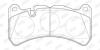 Тормозные колодки задние (16 мм) (система BREMBO) MB (C209/R171) 02-11 Jurid 573799J (фото 1)
