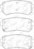 Колодки тормозные задние (15.5 мм) (система MANDO) Hyundai Accent ix35 KIA 04- Jurid 573830J (фото 1)