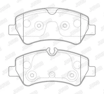 Гальмівні колодки задні Ford Tourneo Custom, Transit Jurid 573835J