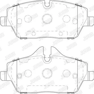 Гальмівні колодки передні BMW I3 (2013 ->) Jurid 573841J