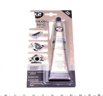 Герметик універсальний Bond Silicone силіконовий чорний 85 г K2 B210