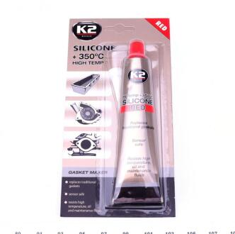 Герметик універсальний Bond Silicone силіконовий червоний 85 г K2 B2400