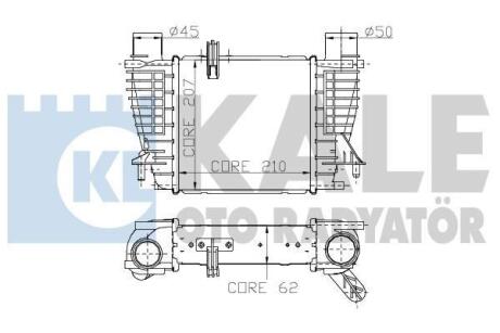 Інтеркулер Clio III,Modus,Cube,Juke Note,NV200 1.5dCi 05- Kale 243400