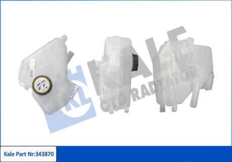 Розширювальний бачок FORD FIESTA/B-MAX/ECOSPORT 2008- (1.4TDCI/1.5TDCI/1.6TDCI) Kale 343870
