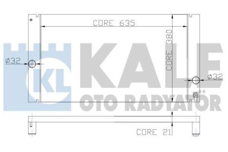 Радіатор охолодження C30/70 II,S40 II,V50 2.0/2.5 04- Kale 352800