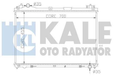 РАДІАТОР СИСТЕМИ ОХОЛОДЖЕННЯ Kale 365400