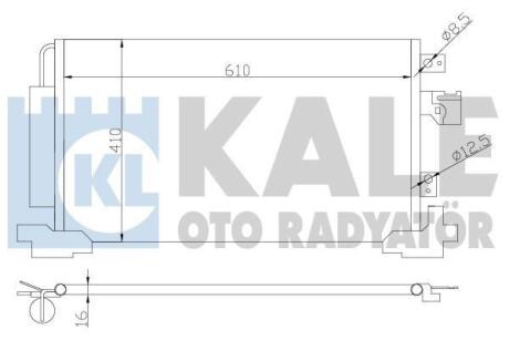 Радіатор кондиціонера Kale 381700