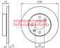 Диск тормозной передний DACIA LOGAN/RENAULT CLIO/MEGANE,THALIA 2006- KAMOKA 103110 (фото 1)