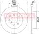Гальмiвнi диски OPEL AGILA 00-07/SUBARU JUSTY 03-/SUZUKI IGNIS 03- KAMOKA 103204 (фото 1)