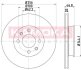 Гальмiвнi диски HYUNDAI I20 08- KAMOKA 103209 (фото 1)