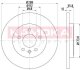 Диск торм. Audi A4 00-&gt;,Seat Exeo 08-&gt; задн. KAMOKA 1032846 (фото 1)