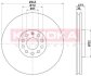 Диск торм. Audi A3 03-&gt;,Seat Leon 05-&gt;,Skoda Octavia 04-&gt;,Superb 08-&gt;,VW перед. вент. KAMOKA 1033008 (фото 1)