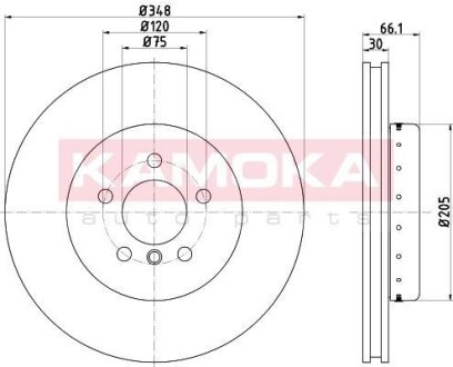 Гальмiвнi диски KAMOKA 103307