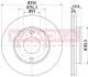 Гальмiвнi диски MITSUBISHI COLT VI 04-/SMART FORFOUR 04- KAMOKA 1033242 (фото 1)