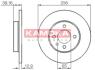 Диск торм. Seat Toledo 91-99,VW Golf III 91-97,Passat 88-96,Vento 92-98 перед. KAMOKA 103410 (фото 1)