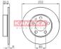 Диск торм. Audi A3 96-01,Skoda Octavia 96-&gt;,VW Golf IV 98-05 задн. KAMOKA 1036068 (фото 1)