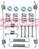 Ремкомплект колодок тормозных Renault Logan 04-&gt;,Clio II 98-&gt; п/э уп. KAMOKA 1070005 (фото 1)