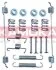 Ремкомплект колодок тормозных Renault Logan 04->,Clio II 98-> п/э уп. KAMOKA 1070005 (фото 1)