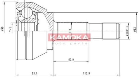 Шрус зовнішній KAMOKA 6152