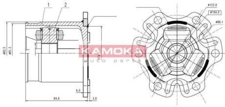 ШРУС Ford Galaxy 00->,Seat Alhambra 00->,VW Sharan 00-> внутр. 34/882мм KAMOKA 8709