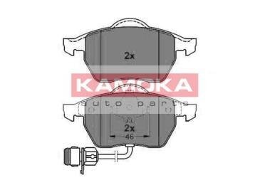 Колодка тормозная Audi 100 (C4) 90-94,A6 (C4) 94-97 перед. KAMOKA JQ1011180