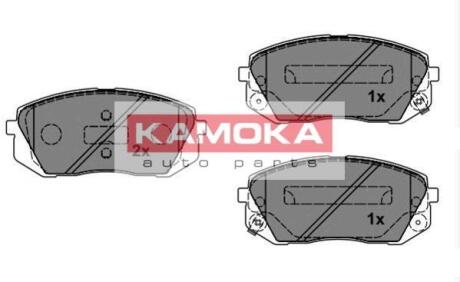Колодка тормозная Hyundai IX35 10->,Kia Carens II/III 02->,Sportage 10-> перед. KAMOKA JQ101149