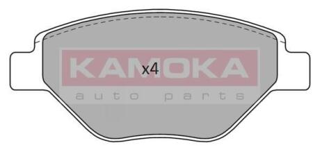Колодка торм. Renault Megane передн. KAMOKA JQ101153