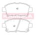 Колодка тормозная Toyota Corolla (E12) 02-&gt;,IQ 09-&gt;,Yaris 01-05 Geely MK перед. KAMOKA JQ101157 (фото 1)