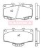 Колодка тормозная Toyota Hilux II 88\'-05\',Land Cruiser 84\'-07\',4 Runner 89\'-96\' перед. KAMOKA JQ101184 (фото 1)