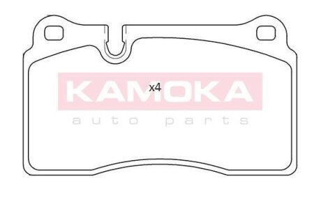 Колодка тормозная перед. VW TOUAREG 02-> KAMOKA JQ101215