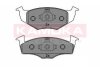 Колодка тормозная VW Lupo 98-05,Polo 94-&gt;,Skoda Fabia 99-&gt;,Seat Arosa 97-04 перед. KAMOKA JQ1012202 (фото 1)