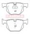 Гальмiвнi колодки дисковi BMW X5 (E70/F15) 07-/X6 (E71) 08- KAMOKA JQ101223 (фото 1)
