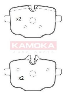 Колодка тормозная зад. BMW 5 (F10/F11) 10\\'->,6 (F13/F06) 10\\'-> KAMOKA JQ101240