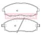 Колодка тормозная перед. HYUINDAI H1 97\'-08\' KAMOKA JQ101251 (фото 1)