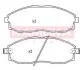Колодка тормозная перед. HYUINDAI H1 97\'-08\' KAMOKA JQ101251 (фото 1)