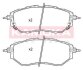 Колодка тормозная перед. SUBARU LEGACY IV 03->,TRIBECA 05-> KAMOKA JQ101259 (фото 1)