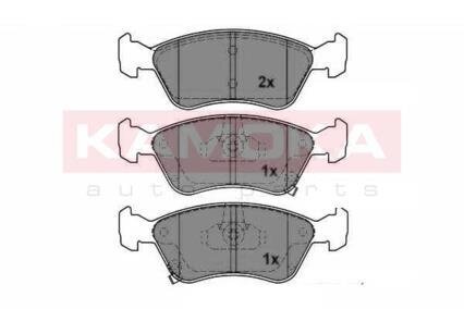 Колодка тормозная Toyota Avensis(T22) 97\'-03\' перед. KAMOKA JQ1012642