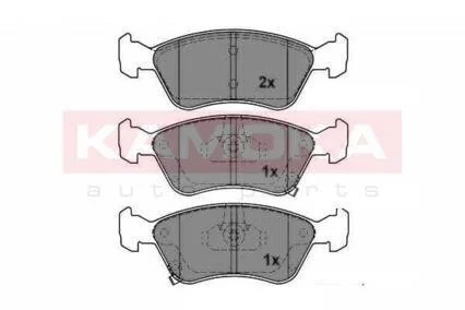 Колодка тормозная Toyota Avensis(T22) 97\'-03\' перед. KAMOKA JQ1012642