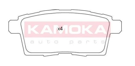 Колодка тормозная зад. MAZDA CX-7 07\'-> KAMOKA JQ101266