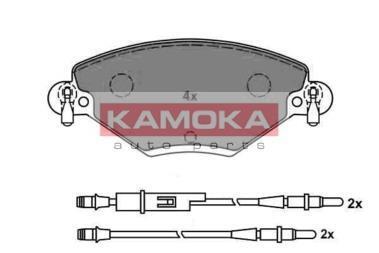 Колодка тормозная Citroen C5 01->,C5 break 01-> перед. KAMOKA JQ1012822