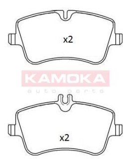 Колодка тормозная MB C(W203) 00->,CLK 08-> перед. KAMOKA JQ1012858