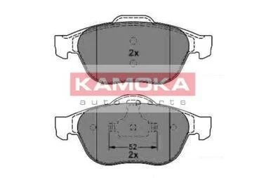 Колодка тормозная Renault Laguna II,III 01->,Megane II 03->,Scenic II 03-> перед. KAMOKA JQ1012882