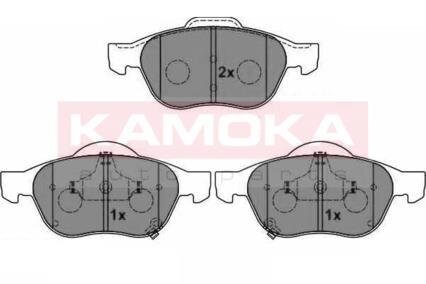 Колодка тормозная Toyota Avensis(T22) 97-02,Avensis Verso 01-> перед. KAMOKA JQ1012894