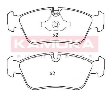 Колодка тормозная перед. BMW 1(E81/E87) 03-12, 3 (E90) 05-11 KAMOKA JQ101291