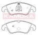 Комплект гальмівних накладок, дискове гальмо KAMOKA JQ101298 (фото 1)