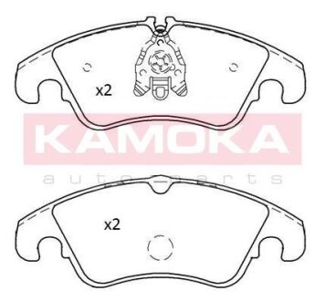 Комплект гальмівних накладок, дискове гальмо KAMOKA JQ101298