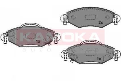 Колодка тормозная Toyota Yaris 99\'->,Yaris Verso 99\'-> перед. KAMOKA JQ1013026