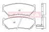 Колодка тормозная перед. SUZUKI GRAND VITARA 98\&#039;-03\&#039;, JIMNY 03\&#039;-&gt; KAMOKA JQ101312 (фото 1)