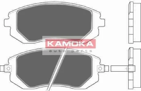Колодка тормозная Subaru Forester 02->,Impreza 00->,Legacy IV 03->,Outback 03-> перед. KAMOKA JQ1013278