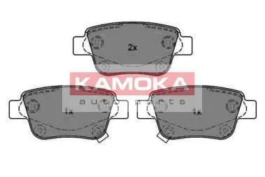 Гальмiвнi колодки дисковi TOYOTA AVENSIS(T25) 03- KAMOKA JQ1013298